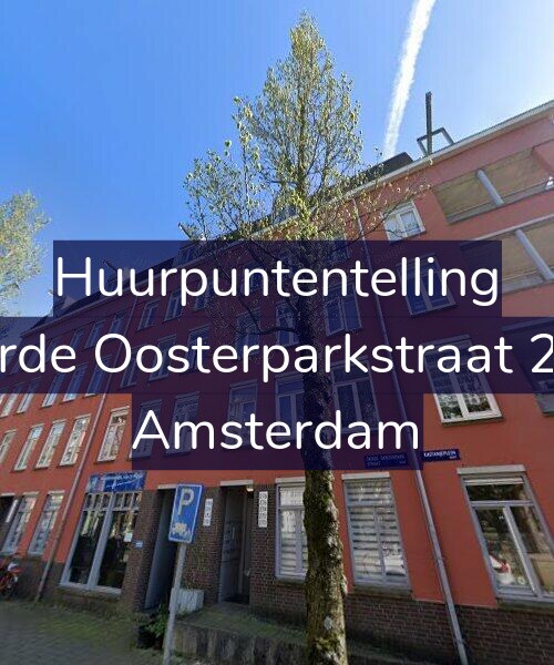 Foto gevel Huurpuntentelling voor Derde Oosterparkstraat 286, Amsterdam