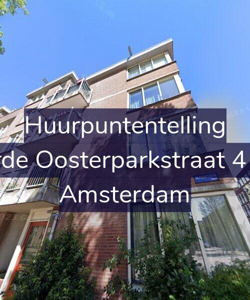 Foto gevel Huurpuntentelling voor Derde Oosterparkstraat 41-B, Amsterdam