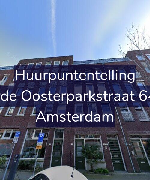 Foto gevel Huurpuntentelling voor Derde Oosterparkstraat 64-U, Amsterdam