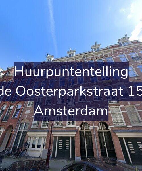 Foto gevel Huurpuntentelling voor Derde Oosterparkstraat 154-A, Amsterdam
