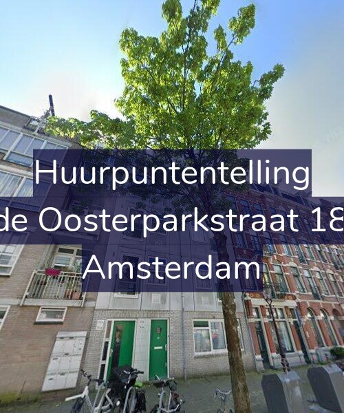 Foto gevel Huurpuntentelling voor Derde Oosterparkstraat 186-D, Amsterdam