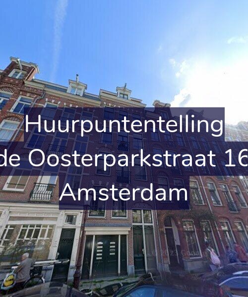 Foto gevel Huurpuntentelling voor Derde Oosterparkstraat 162-B, Amsterdam
