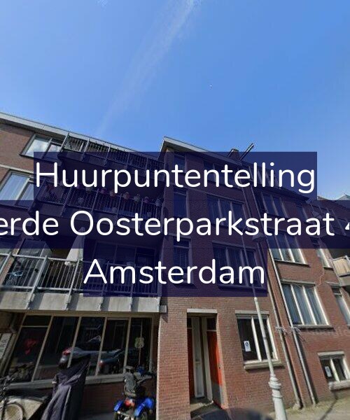 Foto gevel Huurpuntentelling voor Derde Oosterparkstraat 47, Amsterdam