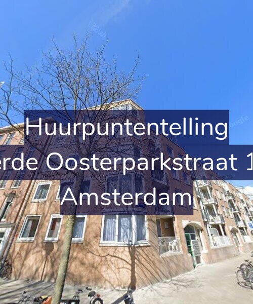 Foto gevel Huurpuntentelling voor Derde Oosterparkstraat 1-L, Amsterdam