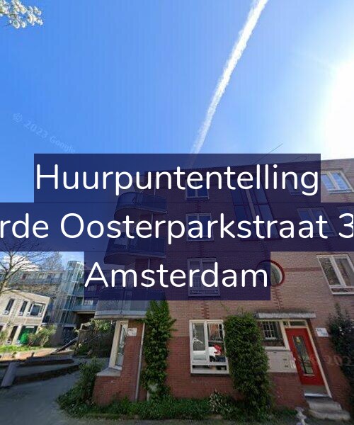 Foto gevel Huurpuntentelling voor Derde Oosterparkstraat 340, Amsterdam