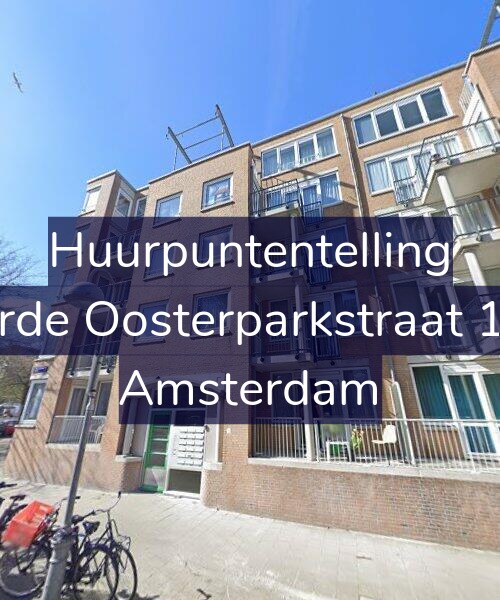 Foto gevel Huurpuntentelling voor Derde Oosterparkstraat 1-H, Amsterdam