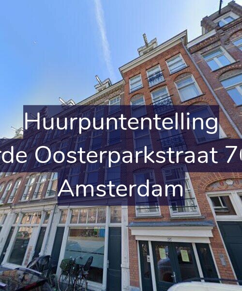Foto gevel Huurpuntentelling voor Derde Oosterparkstraat 76-B, Amsterdam