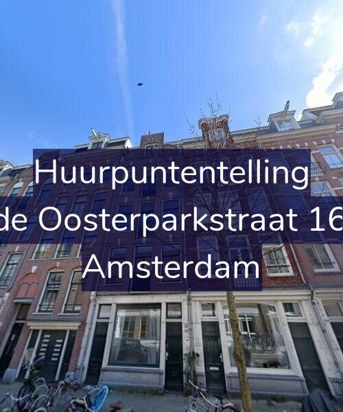 Foto gevel Huurpuntentelling voor Derde Oosterparkstraat 168-D, Amsterdam