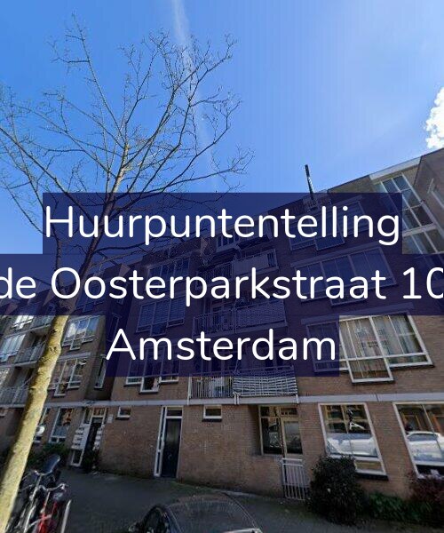 Foto gevel Huurpuntentelling voor Derde Oosterparkstraat 104-C, Amsterdam