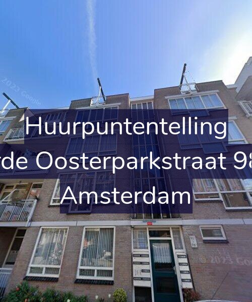 Foto gevel Huurpuntentelling voor Derde Oosterparkstraat 98-A, Amsterdam