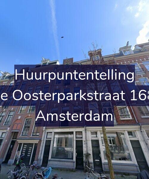 Foto gevel Huurpuntentelling voor Derde Oosterparkstraat 168-B2, Amsterdam