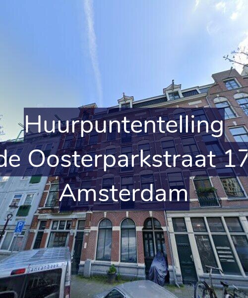 Foto gevel Huurpuntentelling voor Derde Oosterparkstraat 176-B, Amsterdam