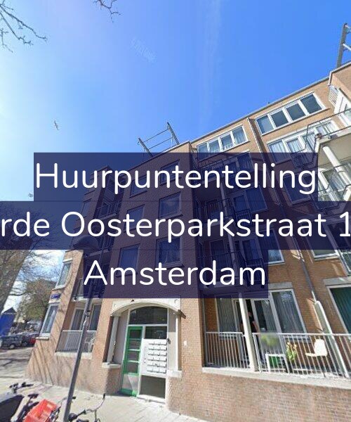 Foto gevel Huurpuntentelling voor Derde Oosterparkstraat 1-C, Amsterdam