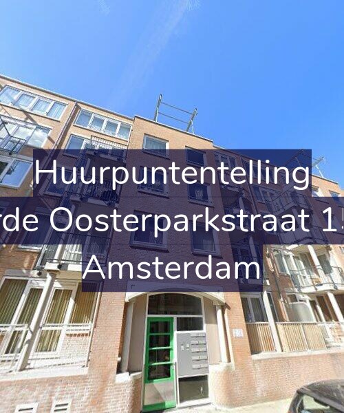 Foto gevel Huurpuntentelling voor Derde Oosterparkstraat 15-B, Amsterdam