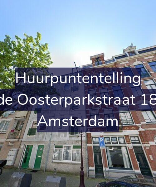 Foto gevel Huurpuntentelling voor Derde Oosterparkstraat 184-D, Amsterdam
