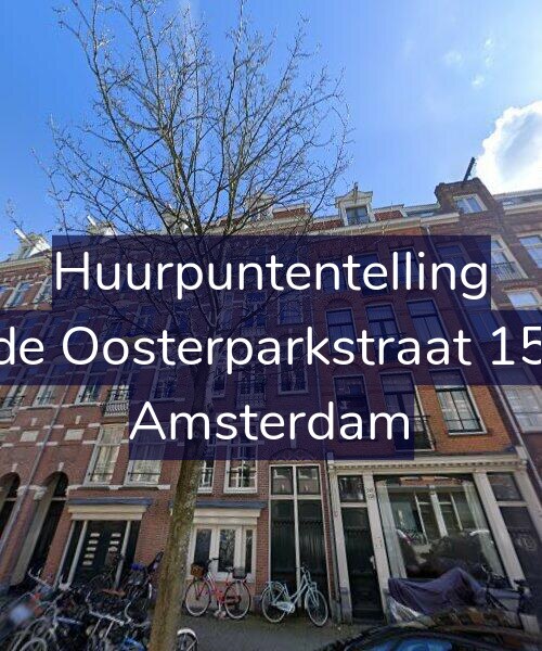Foto gevel Huurpuntentelling voor Derde Oosterparkstraat 150-B, Amsterdam