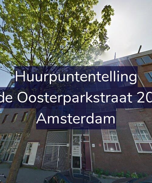 Foto gevel Huurpuntentelling voor Derde Oosterparkstraat 202-B, Amsterdam