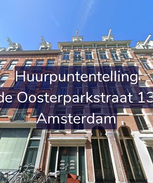 Foto gevel Huurpuntentelling voor Derde Oosterparkstraat 135-A, Amsterdam