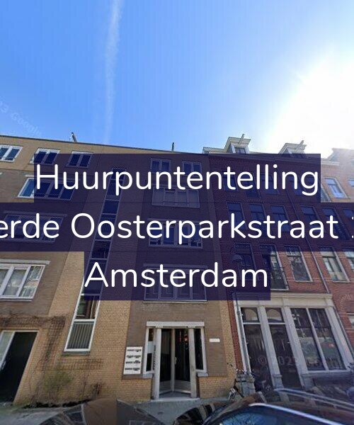 Foto gevel Huurpuntentelling voor Derde Oosterparkstraat 16, Amsterdam
