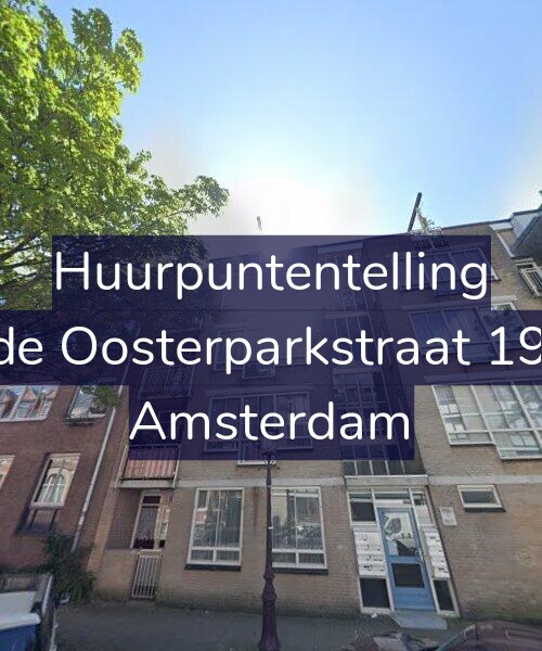 Foto gevel Huurpuntentelling voor Derde Oosterparkstraat 190-D, Amsterdam