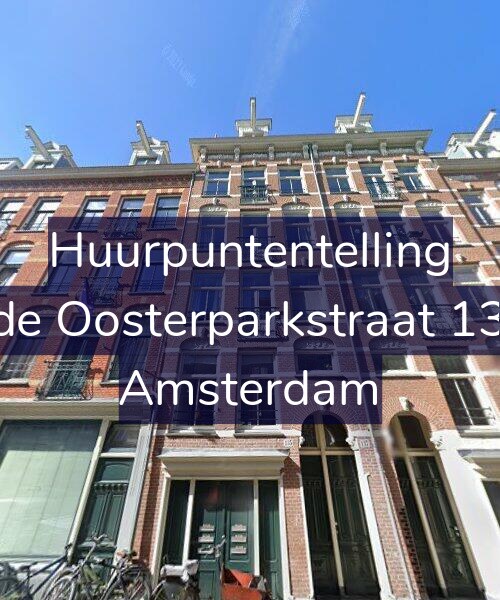 Foto gevel Huurpuntentelling voor Derde Oosterparkstraat 135-C, Amsterdam