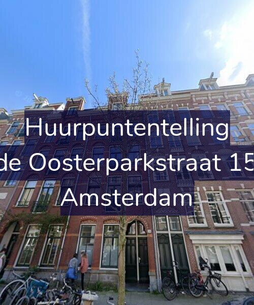 Foto gevel Huurpuntentelling voor Derde Oosterparkstraat 158-B, Amsterdam