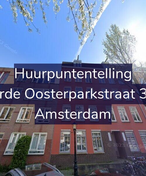Foto gevel Huurpuntentelling voor Derde Oosterparkstraat 308, Amsterdam