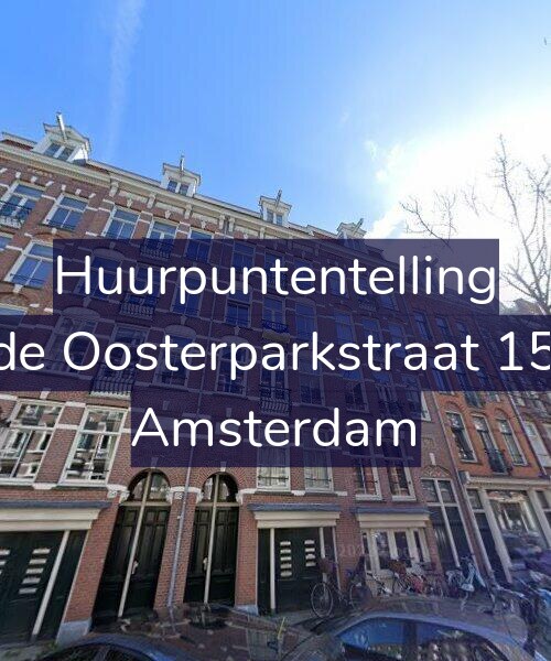 Foto gevel Huurpuntentelling voor Derde Oosterparkstraat 152-B, Amsterdam