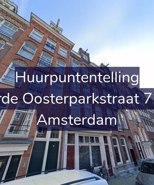 Foto gevel Huurpuntentelling voor Derde Oosterparkstraat 72-2, Amsterdam