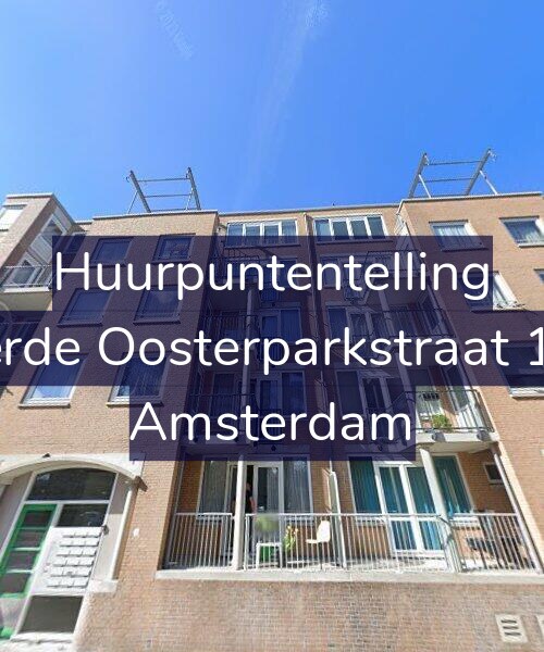 Foto gevel Huurpuntentelling voor Derde Oosterparkstraat 1-F, Amsterdam