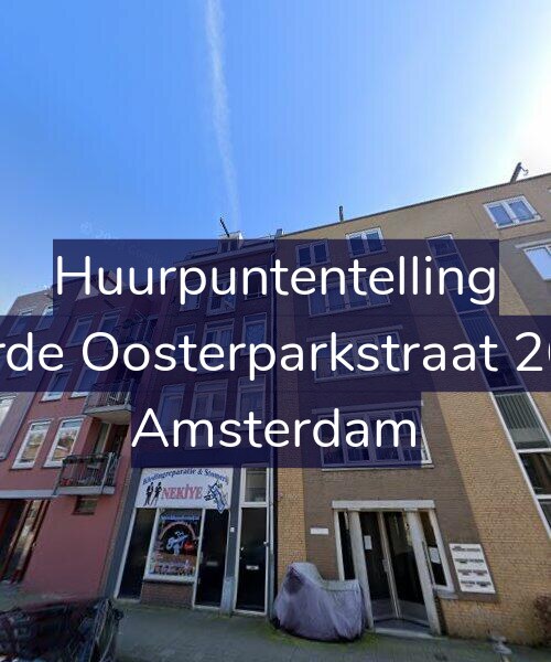 Foto gevel Huurpuntentelling voor Derde Oosterparkstraat 26-1, Amsterdam