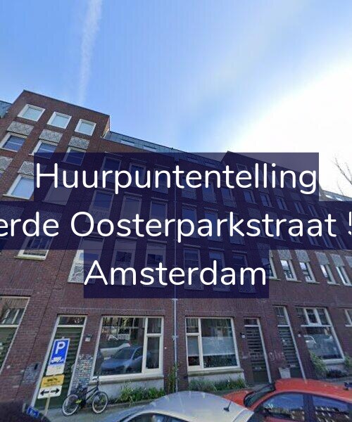 Foto gevel Huurpuntentelling voor Derde Oosterparkstraat 56, Amsterdam