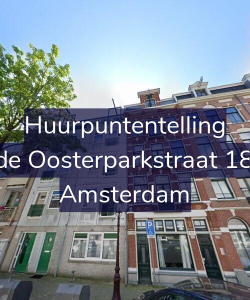 Foto gevel Huurpuntentelling voor Derde Oosterparkstraat 184-B, Amsterdam