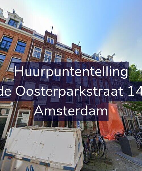 Foto gevel Huurpuntentelling voor Derde Oosterparkstraat 144-H, Amsterdam