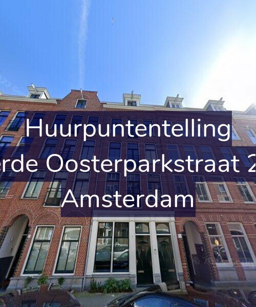 Foto gevel Huurpuntentelling voor Derde Oosterparkstraat 2-E, Amsterdam