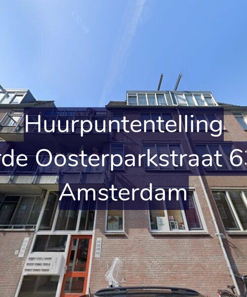 Foto gevel Huurpuntentelling voor Derde Oosterparkstraat 63-C, Amsterdam