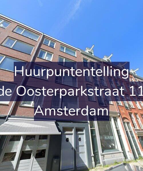 Foto gevel Huurpuntentelling voor Derde Oosterparkstraat 115-B, Amsterdam
