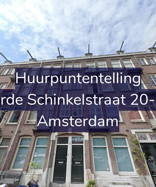 Foto gevel Huurpuntentelling voor Derde Schinkelstraat 20-2R, Amsterdam