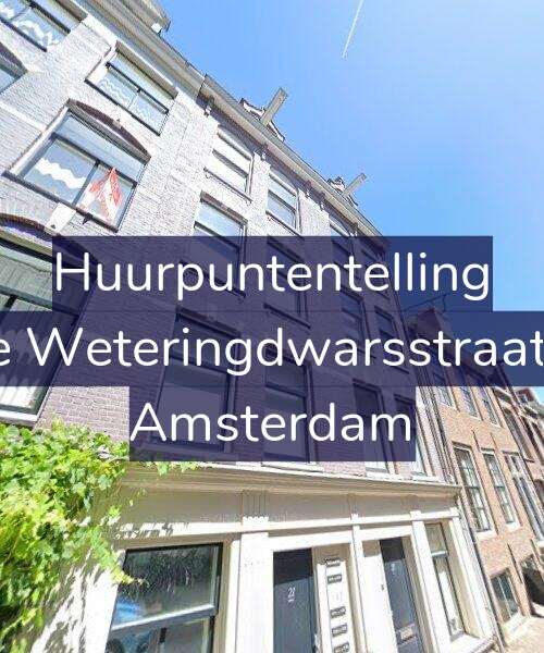 Foto gevel Huurpuntentelling voor Derde Weteringdwarsstraat 21-F, Amsterdam
