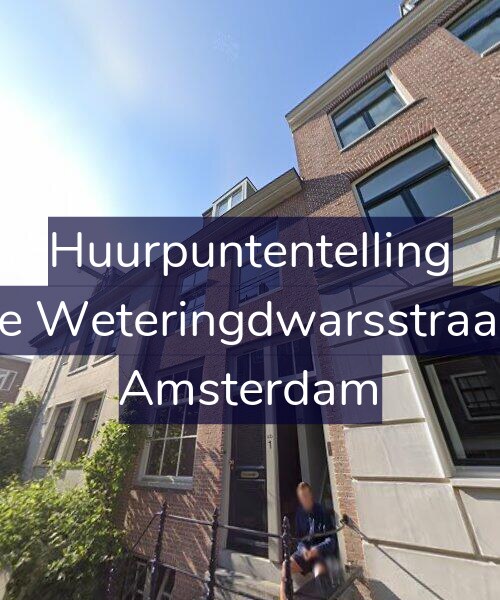 Foto gevel Huurpuntentelling voor Derde Weteringdwarsstraat 1-B, Amsterdam