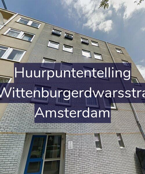 Foto gevel Huurpuntentelling voor Derde Wittenburgerdwarsstraat 103, Amsterdam
