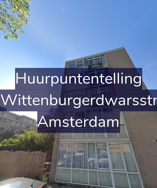 Foto gevel Huurpuntentelling voor Derde Wittenburgerdwarsstraat 48, Amsterdam