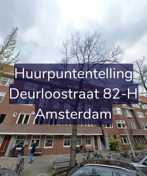 Foto gevel Huurpuntentelling voor Deurloostraat 82-H, Amsterdam