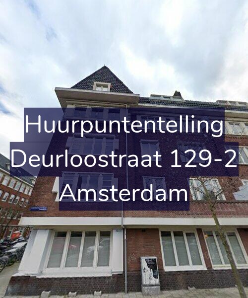 Foto gevel Huurpuntentelling voor Deurloostraat 129-2, Amsterdam