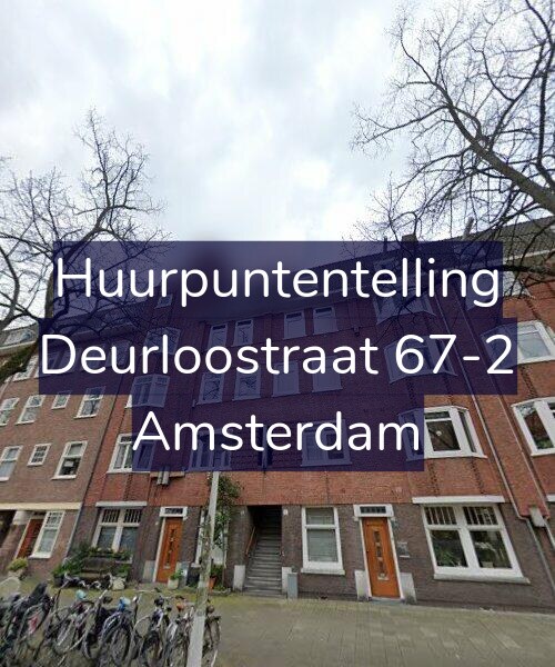 Foto gevel Huurpuntentelling voor Deurloostraat 67-2, Amsterdam