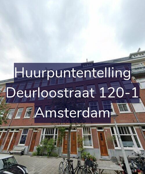 Foto gevel Huurpuntentelling voor Deurloostraat 120-1, Amsterdam