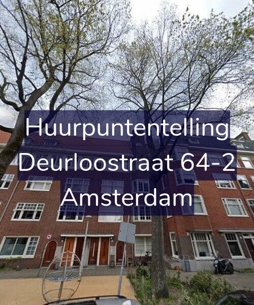 Foto gevel Huurpuntentelling voor Deurloostraat 64-2, Amsterdam