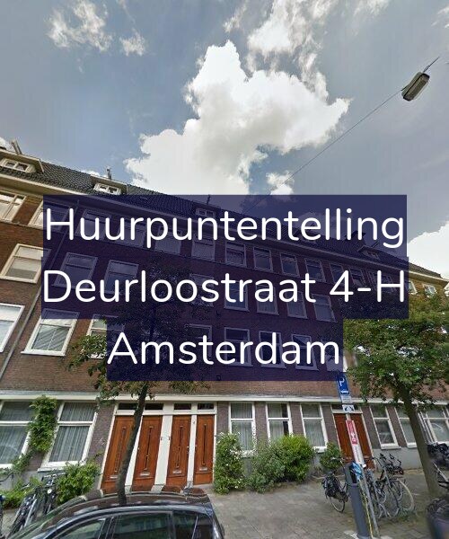 Foto gevel Huurpuntentelling voor Deurloostraat 4-H, Amsterdam