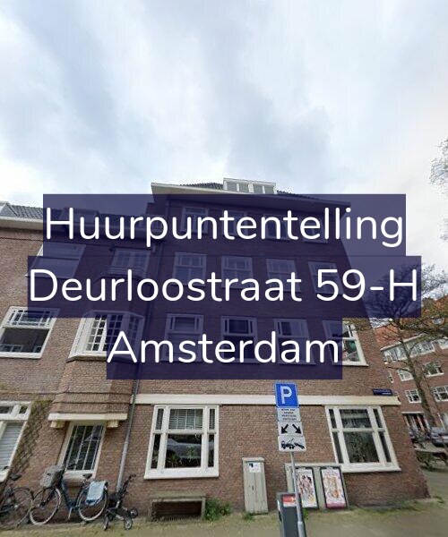 Foto gevel Huurpuntentelling voor Deurloostraat 59-H, Amsterdam