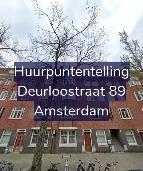 Foto gevel Huurpuntentelling voor Deurloostraat 89, Amsterdam